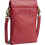 DEPECHE Mobiltaske i blødt læder Mobilebag 043 Red