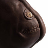 DEPECHE Mobiltaske i blødt vintage look skind Mobilebag 068 Winter brown