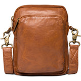 DEPECHE Mobiltaske i lækker skindkvalitet Mobilebag 014 Cognac