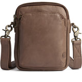 DEPECHE Mobiltaske i lækker skindkvalitet Mobilebag 250 Dark Taupe