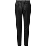 Depeche leather wear Moderne Carrie RW skindbuks med loose fitting Pants 099 Black (Nero)