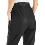 Depeche leather wear Moderne Carrie RW skindbuks med loose fitting Pants 099 Black (Nero)