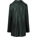 Depeche leather wear Must-have Maya læderblazer jakke i blød kvalitet Blazer 102 Bottle Green