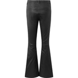 Depeche leather wear Must-have RW Allison flare skindbukser Pants 099 Black (Nero)
