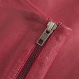 Depeche leather wear Musthave Aya HW skindleggings i blød og strækkvalitet Pants 243 Racing Red