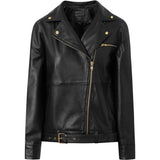 Depeche leather wear Nana cool biker skindjakke i en blød kvalitet Jackets 099 Black (Nero)