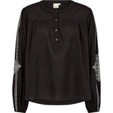 Depeche Clothing Nancy bluse Blouse 099 Black (Nero)
