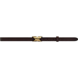 DEPECHE Narrow Belt Belts 161 Dark brown