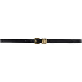 DEPECHE Narrow Belt Belts 154 Black/Brass