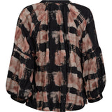 Depeche Clothing Nolia Blouse Blouse 293 Rose Black Print