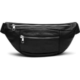 DEPECHE Oversize læder bumbag i blød og lækker kvalitet Bumbag 099 Black (Nero)