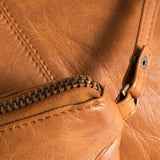 DEPECHE Oversize shopper taske i vintage look Shopper 014 Cognac