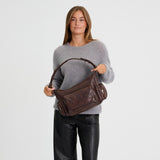DEPECHE Powerfield Skuldertaske Shoulderbag / Handbag 068 Winter brown
