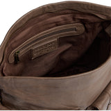 DEPECHE Powerfield shopper i lammeskind Shopper 250 Dark Taupe