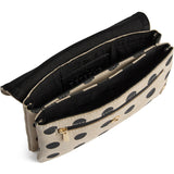 DEPECHE Pung/bæltetaske i blødt læder og tidløst design Purse / Credit card holder 301 Black Dots