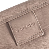 DEPECHE Pung/bæltetaske i blødt læder og tidløst design Purse / Credit card holder 038 Dusty taupe
