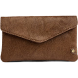 DEPECHE Pung/ kreditkortholder i hair-on kvalitet Purse / Credit card holder 184 Walnut