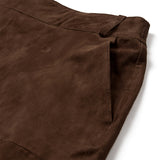 Depeche leather wear Rosie ruskindsnederdel Skirt 311 Wood