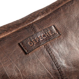 DEPECHE Rummelig bumbag i kvalitetsskind Bumbag 133 Brandy