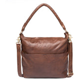DEPECHE Rummelig skuldertaske i flot skindkvalitet Shoulderbag / Handbag 133 Brandy