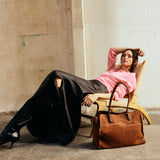 DEPECHE Ruskindsshopper Shopper 014 Cognac