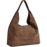 DEPECHE Ruskindsshopper Shoulderbag / Handbag 342 Dark Mud