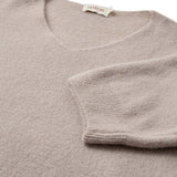Depeche Clothing Sarah Alpaca v-neck strik Knitwear 011 Sand
