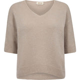 Depeche Clothing Sarah Alpaca v-neck strik Knitwear 011 Sand
