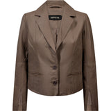 Depeche leather wear Savanna skindblazer Blazer 020 Taupe