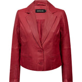 Depeche leather wear Savanna skindblazer Blazer 043 Red