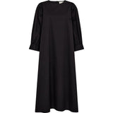 Depeche Clothing Sharon kjole med pufærmer Dresses 099 Black (Nero)