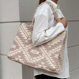 DEPECHE Shopper dekoreret med eksklusivt print Shopper 045 Dusty Rose
