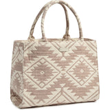 DEPECHE Shopper dekoreret med eksklusivt print Shopper 045 Dusty Rose