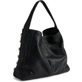 DEPECHE Shopper med nitter Shopper 099 Black (Nero)