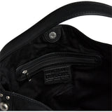DEPECHE Shopper med nitter Shopper 099 Black (Nero)