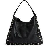 DEPECHE Shopper med nitter Shopper 099 Black (Nero)