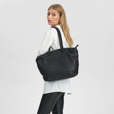 DEPECHE Skuldertaske med smuk fletrem Shoulderbag / Handbag 099 Black (Nero)