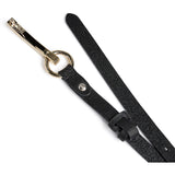 DEPECHE Smalt Bælte Belt 190 Black/Gold