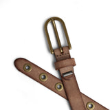 DEPECHE Smalt bælte med cool detaljer Belts 012 Nature