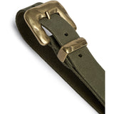 DEPECHE Smalt ruskindsbælte Belt 049 Army Green