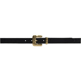 DEPECHE Smalt ruskindsbælte Belt 154 Black/Brass