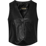 Depeche leather wear Smart Kate vest i lækker kvalitet Vest 099 Black (Nero)