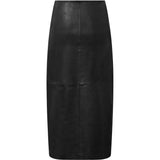 Depeche leather wear Smuk Erin nederdel Skirts 099 Black (Nero)