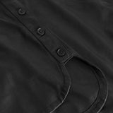 Depeche leather wear Smuk LS Kerry skindskjorte Shirts 099 Black (Nero)