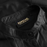 Depeche leather wear Smuk LS Tona skindbluse i blød kvalitet Blouse 099 Black (Nero)