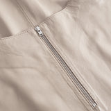 Depeche leather wear Smuk Sandra skindkjole Dresses 177 Cream