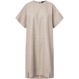 Depeche leather wear Smuk Sandra skindkjole Dresses 177 Cream