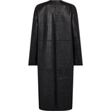 Depeche leather wear Smuk Zita 2 i 1 skindjakke Jackets 310 Mud Black combi