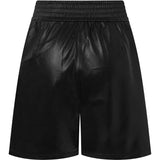 Depeche leather wear Smukke Free skind shorts med elastik Shorts 099 Black (Nero)
