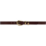 DEPECHE Smukt bælte Belts 161 Dark brown